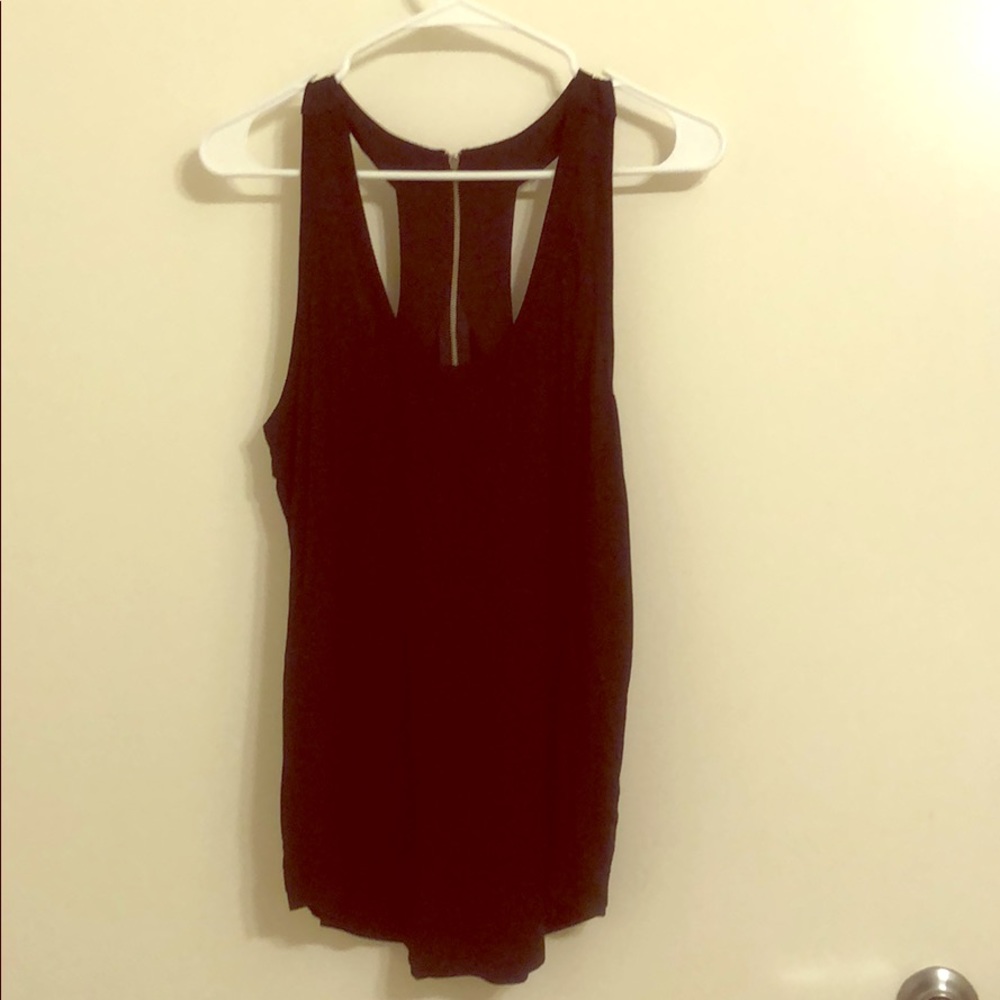 NWT Black sleeveless blouse